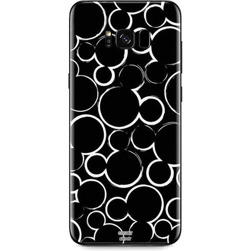Disney Mickey Mouse Logo Pattern Galaxy S8 Plus Skin